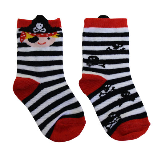 pirate motif socks