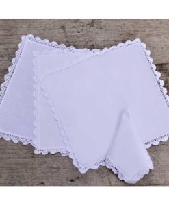 crochet lace edge napkins by powell craft