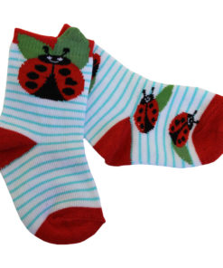 ladybird motif children's socks